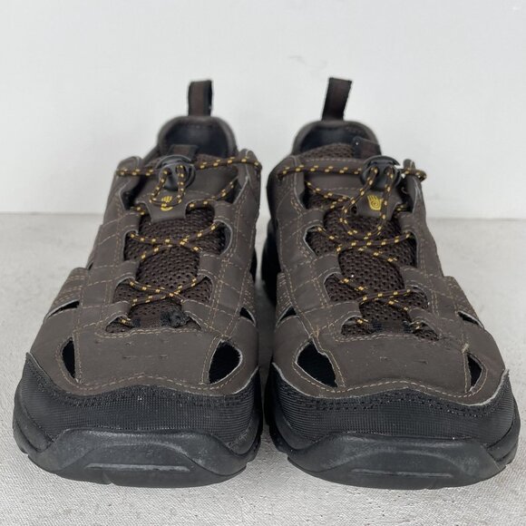 Teva Mens Size 9 Forebay Fisherman Sport Hiking Sandals Black ShocPad - Picture 4 of 8